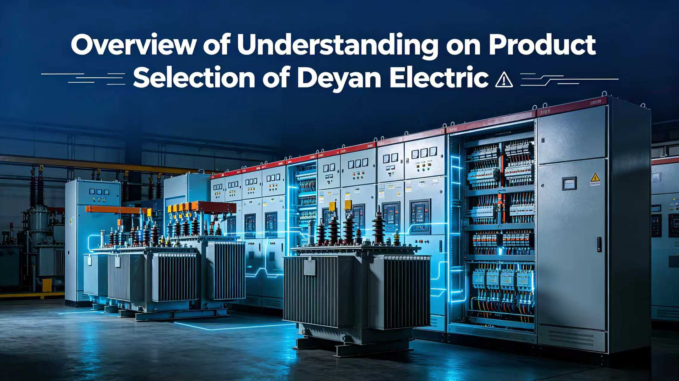 Overzicht van het begrip over de productselectie van Deyan Electric