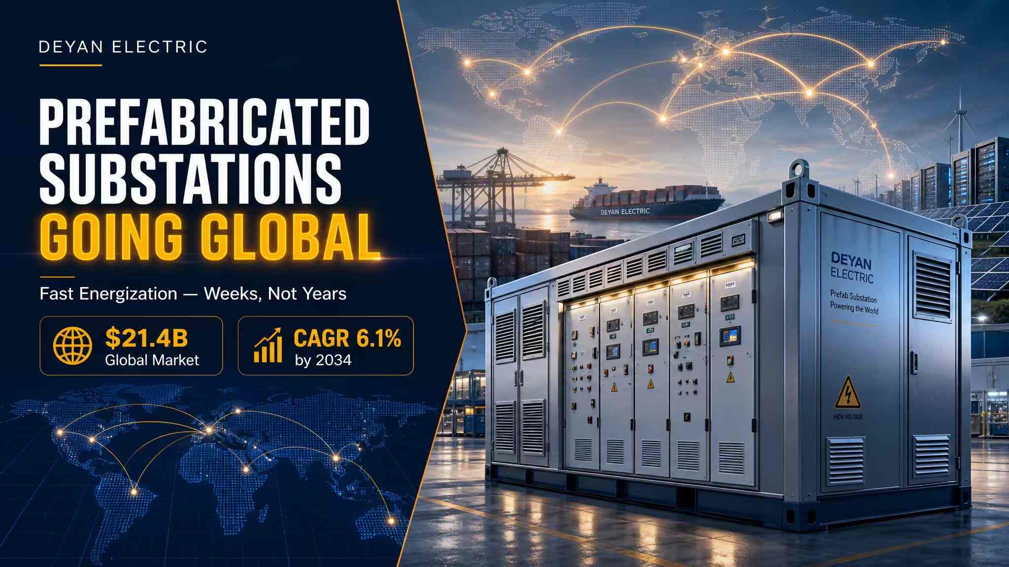 Geprefabriceerde substations gaan mondiaal: waarom buitenlandse EPC-aannemers en AI-datacenters zich haasten om bestellingen te plaatsen